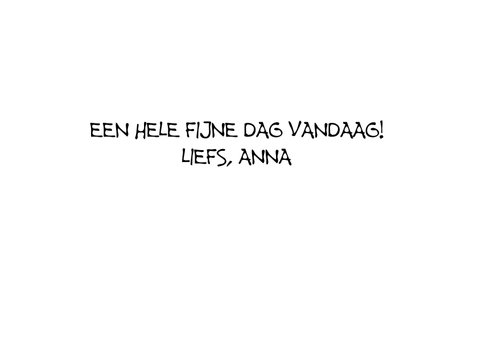 Verjaardagskaart stoer meisje 3