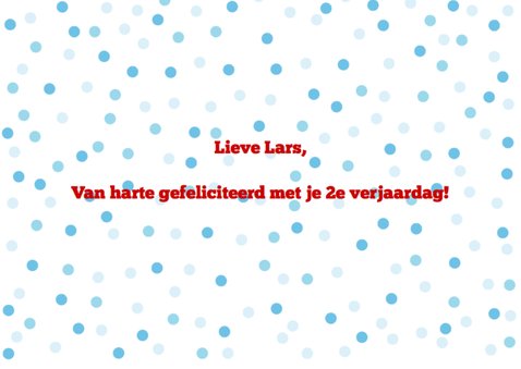 Verjaardagskaart vliegtuig jongen 2