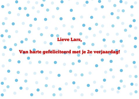 Verjaardagskaart vliegtuig jongen 2