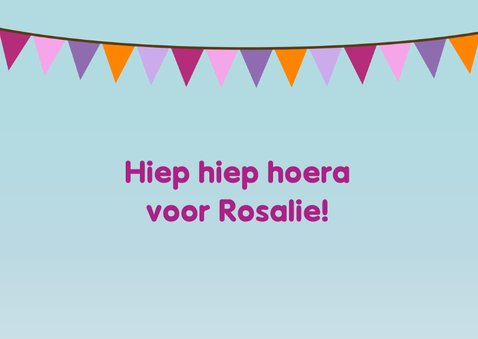 Verjaardagskaart vogel met taart meisje - DD 2