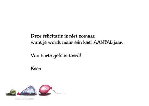 Verjaardagskaarten in de wei staat een koe 3
