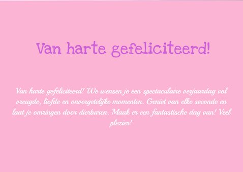 Verjaardagskaartje cavia Spekkie is jarig 3