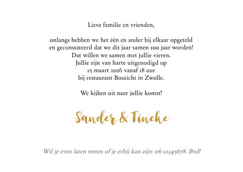 Verjaardagsuitnodiging sommetje samen jarig 3