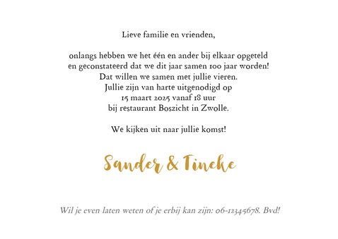 Verjaardagsuitnodiging sommetje samen jarig 3