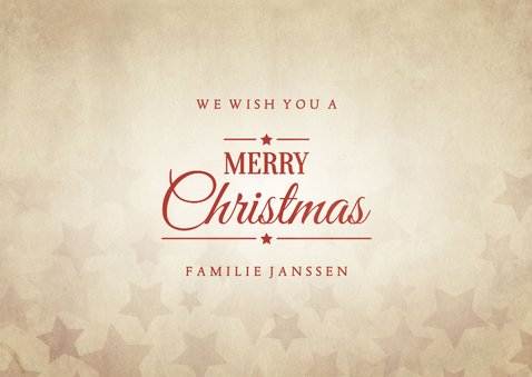 Vintage kerstkaart met foto en kerstkabouter 3