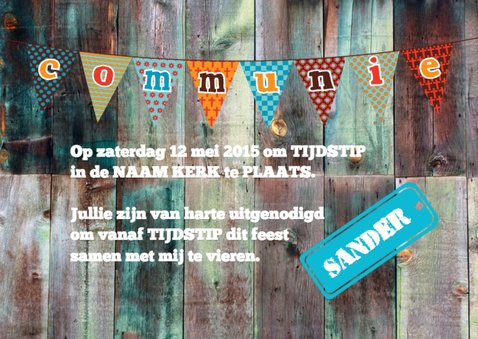 Vlaggetjes en hout-isf 3