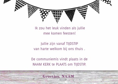 Vormsel stempel roze hout 3