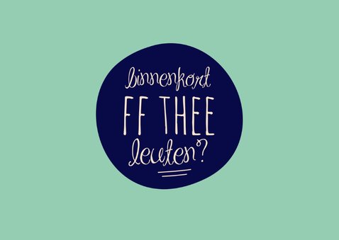 Vriendschap ff theeleuten 2