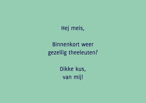 Vriendschap ff theeleuten 3