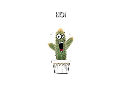 Vriendschapskaart met cactussen for someone special!  2