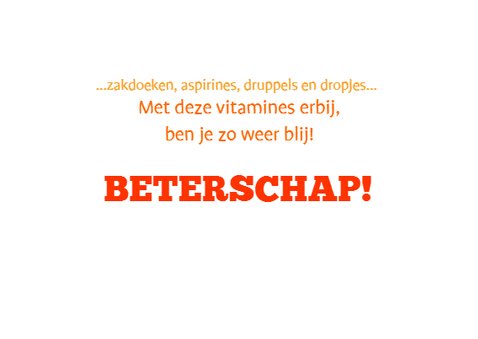 Vrolijke Beterschap Vitamines 3