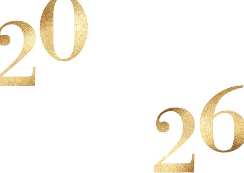 Vrolijke foto kerstkaart 2026 rood met blauw 2