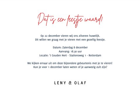 Vrolijke jubileumkaart hartjes met gezichtjes 25 jaar 3