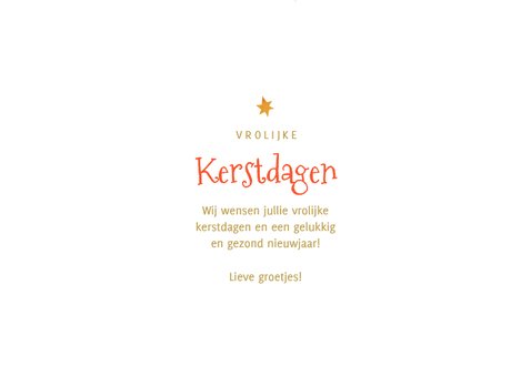 Vrolijke kerstkaart dieren met cadeautjes 2027 wit 3