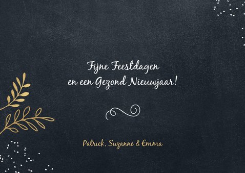 Vrolijke kerstkaart kersttakjes en foto 3