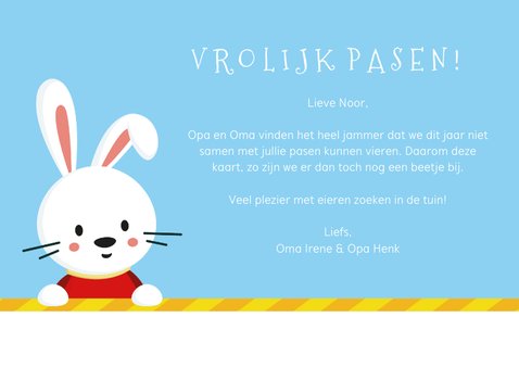 Vrolijke kinder knutsel paaskaart - maak je eigen eierdopje 3