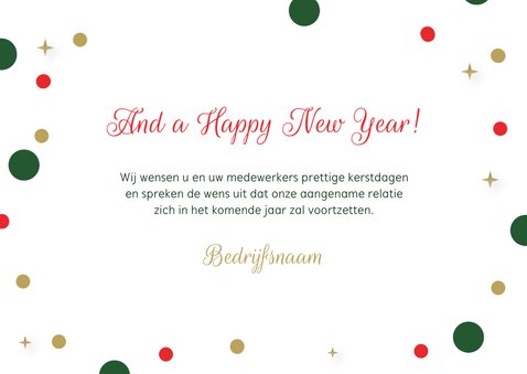 Vrolijke zakelijke kerstkaart typografie Merry Christmas 3