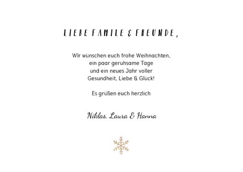 Weihnachtskarte mit Fotocollage und Handlettering 3