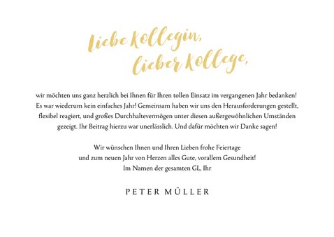 Weihnachtskarte Mitarbeiter 'Achterbahn' 3