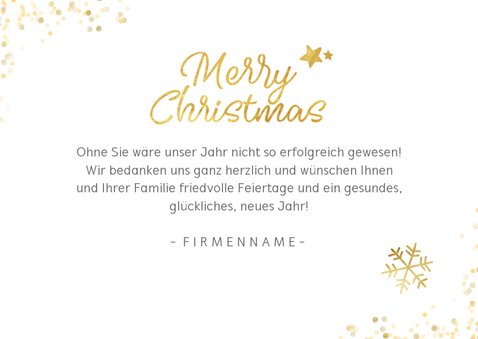 Weihnachtskarte viele Fotos geschäftlich Merry Christmas 3