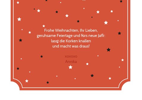 Weihnachtskarte Vintagelook Merry Christmas 3