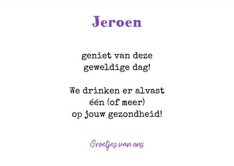 Wenskaart duiven drinken fles wijn: Sip Sip Hooray! 3