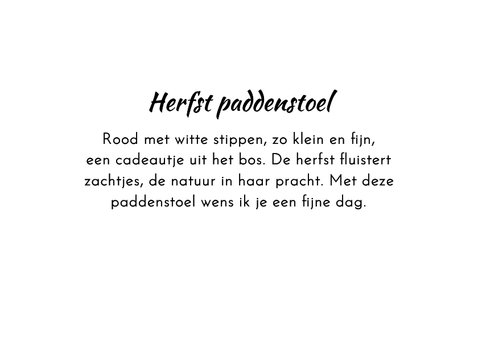 Wenskaart een herfst groet 3