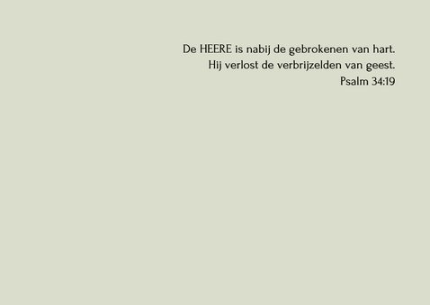 Wenskaart geschilderd landschap met dorpje 2