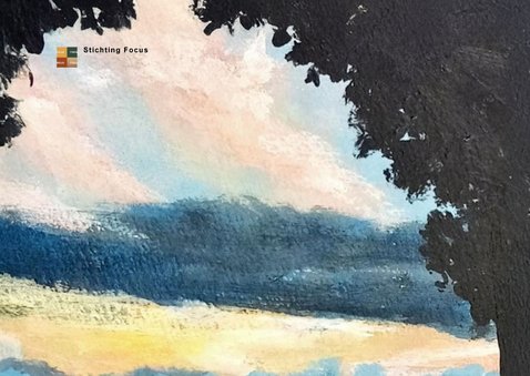 Wenskaart met een donker landschap 2