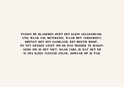 Wenskaart met geluksmus 3