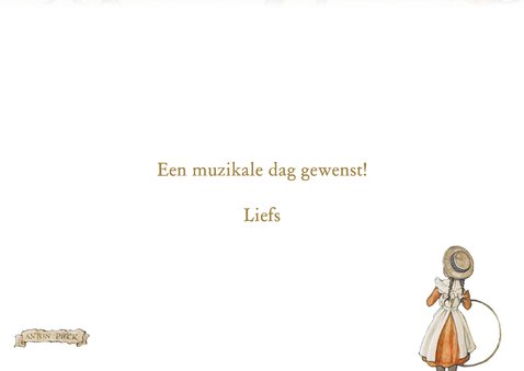 Wenskaart met oud-Hollands draaiorgel 3