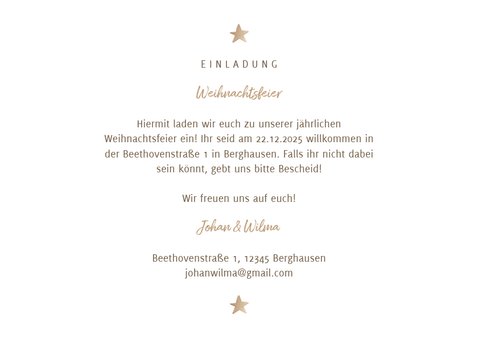 Winterliche Einladung zur Weihnachtsfeier 3