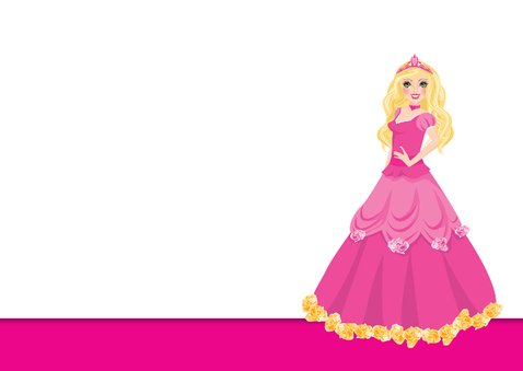 YVON barbie eigen foto uitnodiging 3