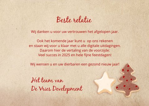 Zakelijke kerstkaart 'Accept all cookies' 3