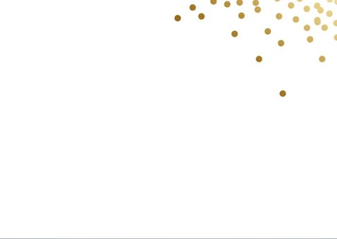 Zakelijke kerstkaart blauw met goud Merry Christmas 2