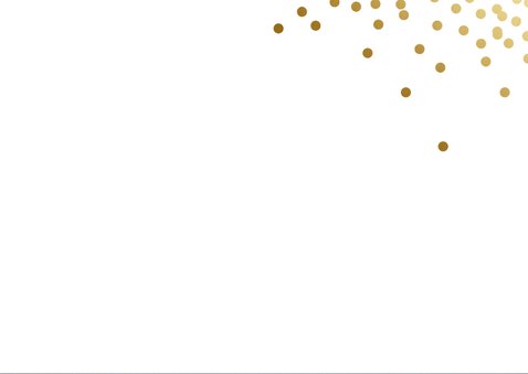 Zakelijke kerstkaart blauw met goud Merry Christmas 2