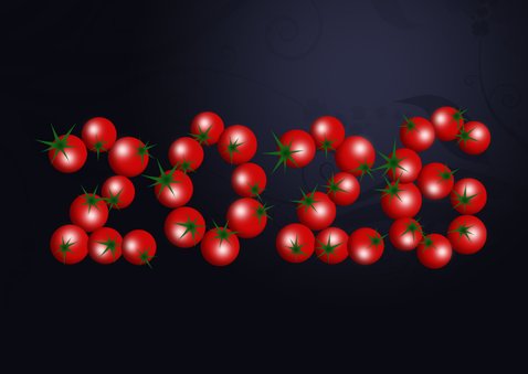 Zakelijke kerstkaart cherry Christmas 2