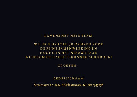 Zakelijke kerstkaart cherry Christmas 3