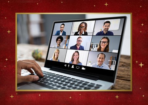 Zakelijke kerstkaart Corona voor medewerkers - samen sterk 2