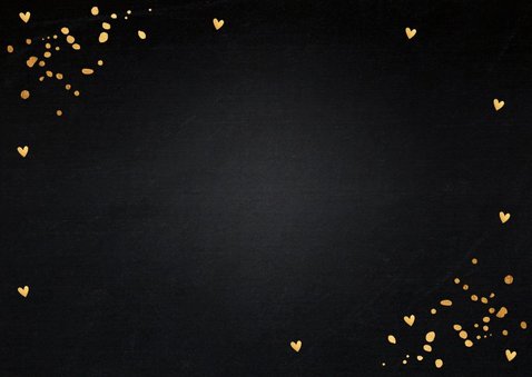 Zakelijke kerstkaart fotocollage gouden confetti 2
