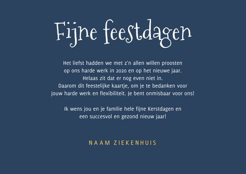 Zakelijke kerstkaart fotocollage wat en jaar sterren goud 3