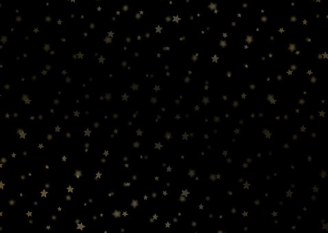 Zakelijke kerstkaart goudlook fotocollage met sterren Achterkant
