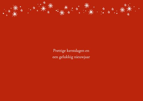 Zakelijke kerstkaart handlettering sneeuw sterren 2