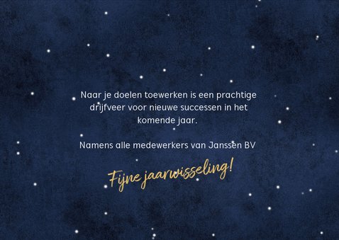 Zakelijke kerstkaart kerstkaart 2020 nacht 3