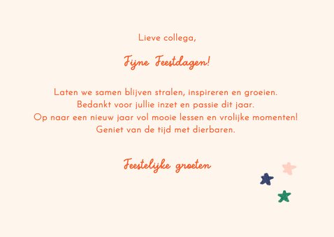 Zakelijke Kerstkaart onderwijs HoHoHo 3