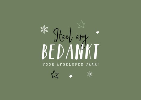 Zakelijke kerstkaart onderwijs leraar schoolbord 2