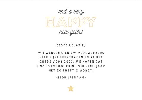 Zakelijke kerstkaart vintage patroon 'healthy Christmas' 3
