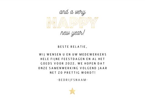 Zakelijke kerstkaart vintage patroon 'healthy Christmas' 3
