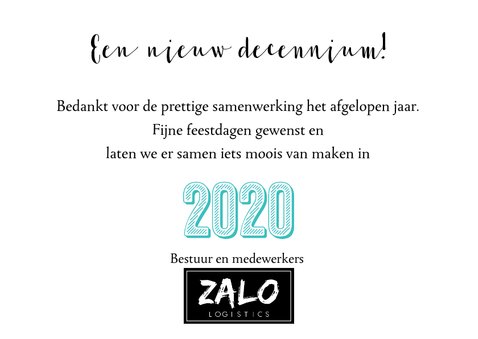 Zakelijke nieuwjaarskaart twentytwenty 2020 3