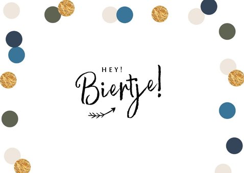 Zakelijke tegoedbon confetti goud waardebon 2